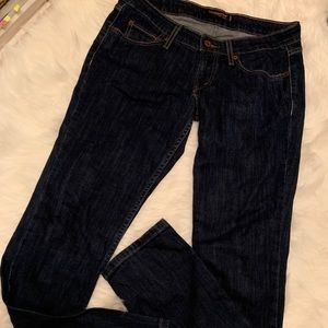 Levi’s super low jeans pants denim dark blue